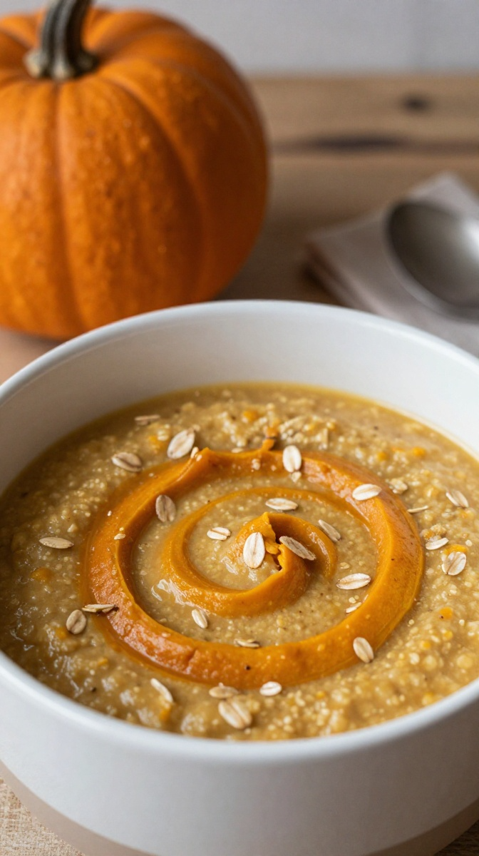 Pumpkin and Oatmeal Comfort Bowl