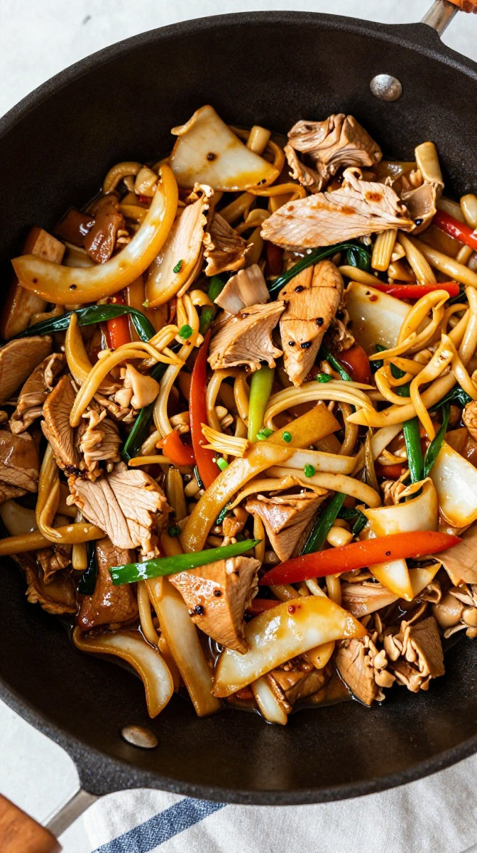 Pup-Kimchi Turkey & Cabbage Stir-Fry