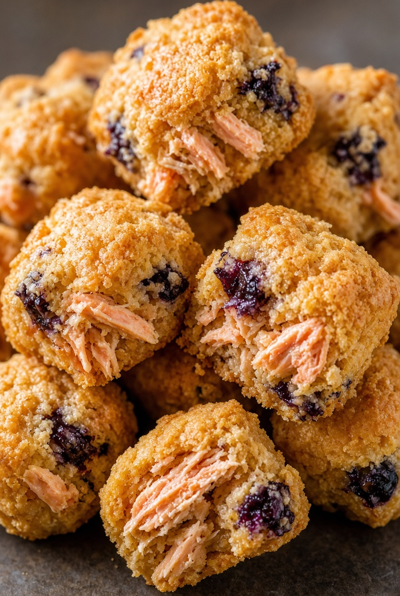 Salmon & Blueberry Power Treats