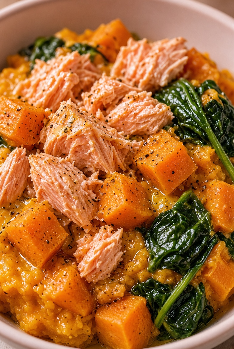Salmon & Sweet Potato Gentle Bowl