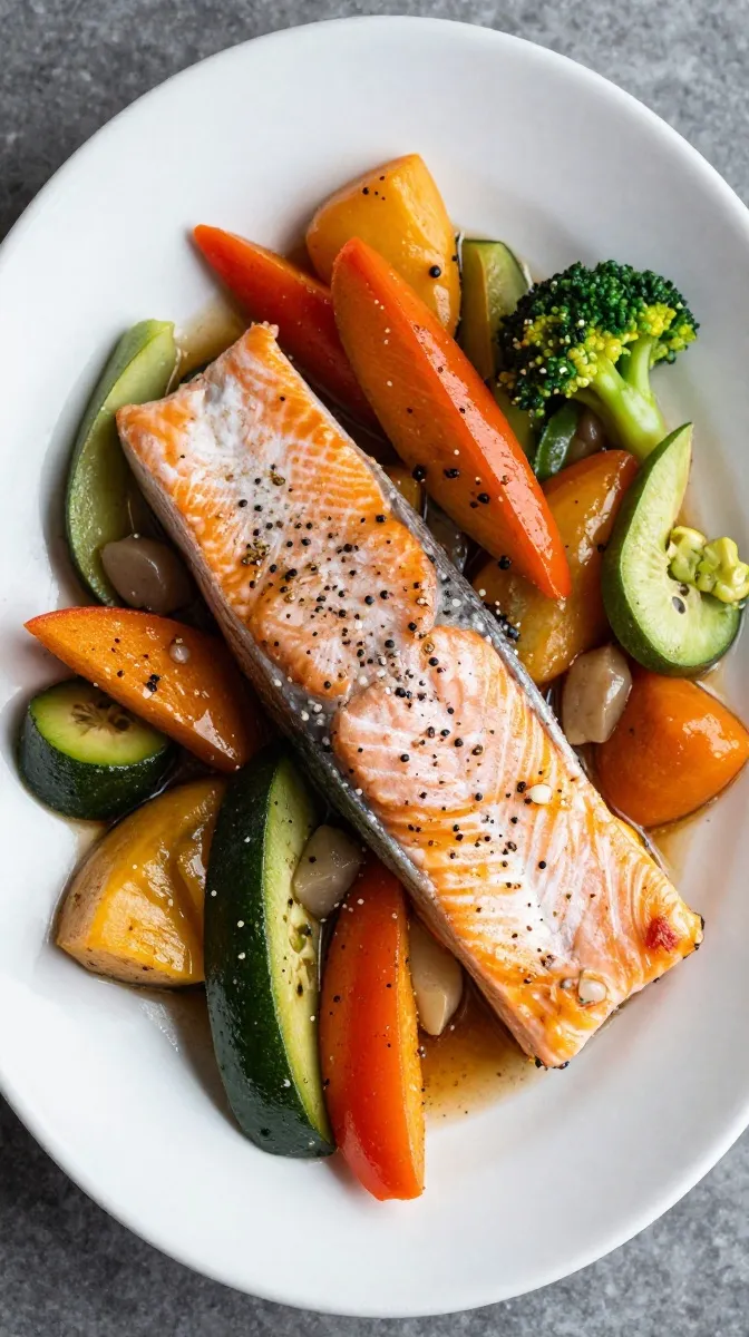 Salmon & Vegetable Medley