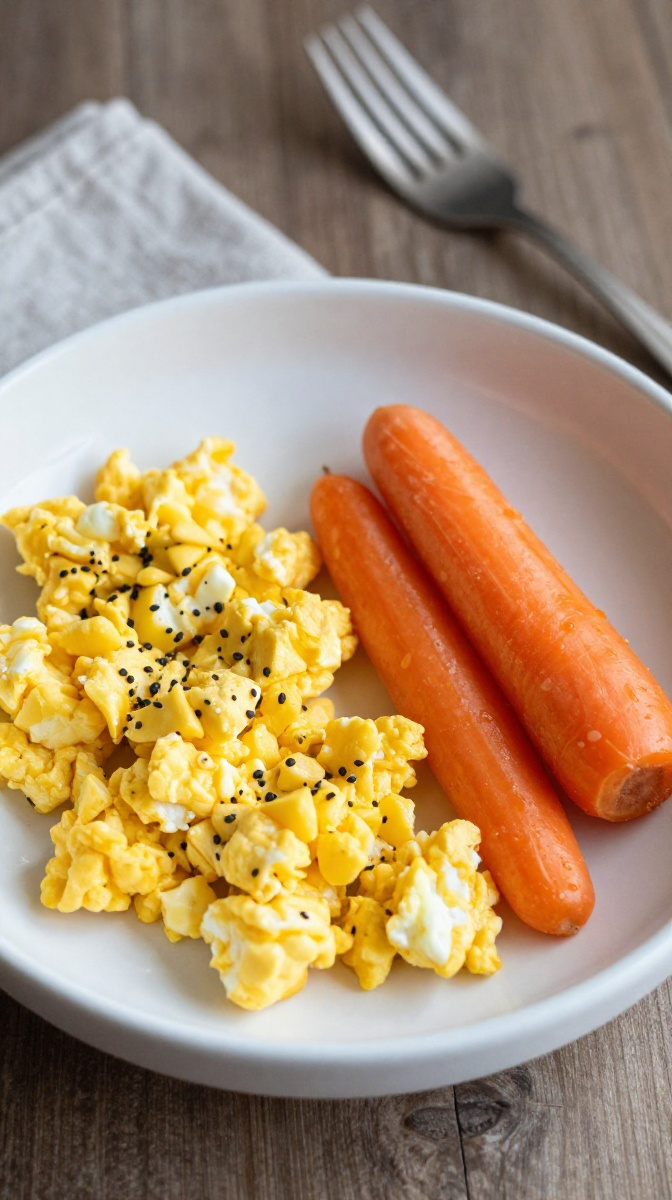 Scrambled Egg & Carrot Breakfast