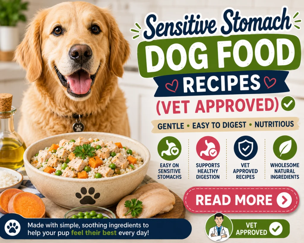 Sensitive Stomach Dog Food Recipes (Vet Approved)