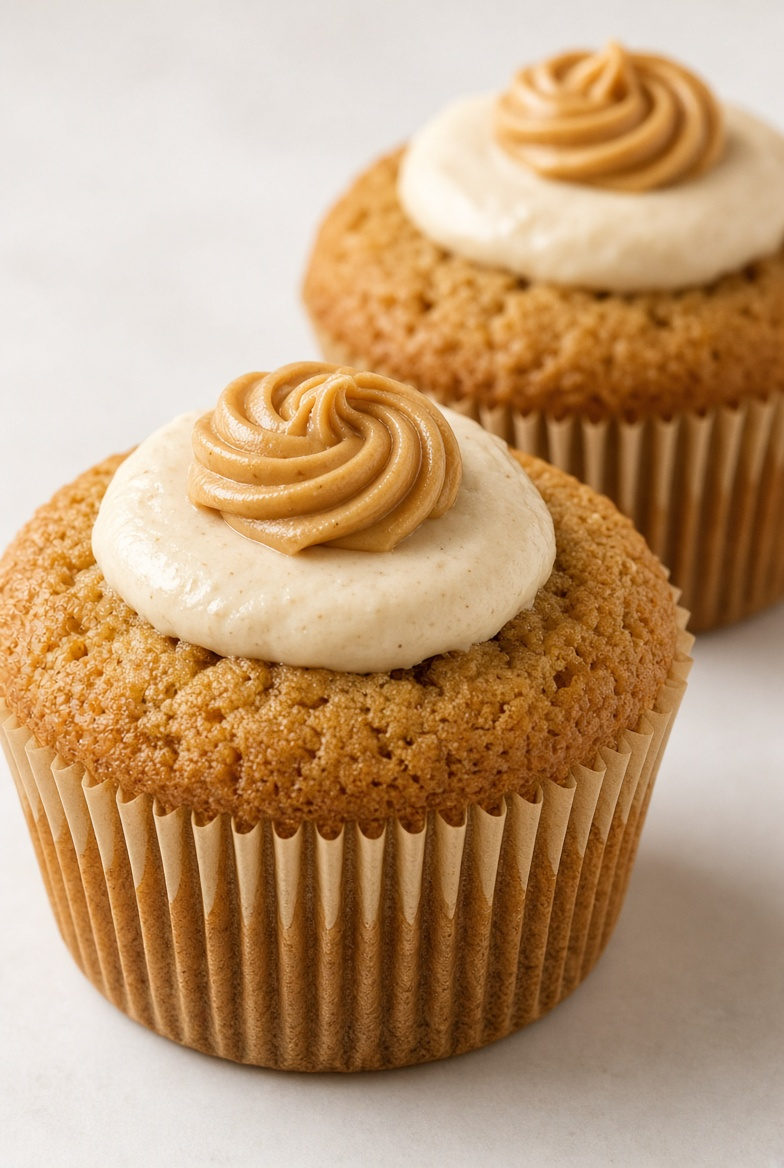 Simple Peanut Butter Pupcakes