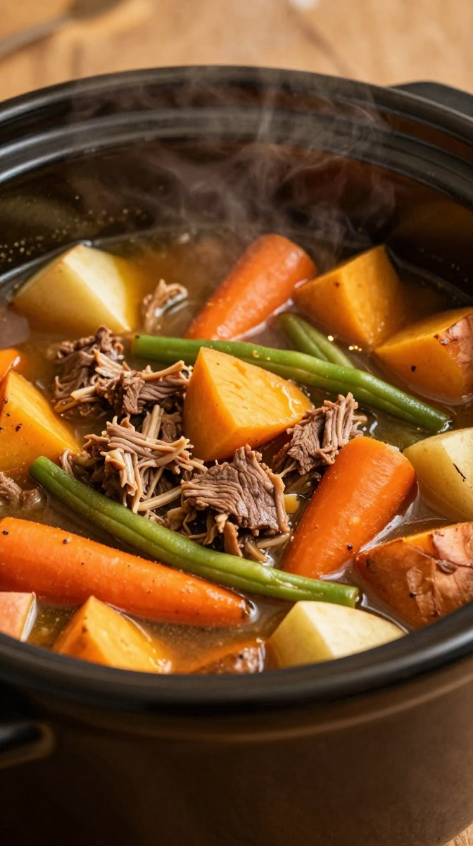 Slow Cooker Beef Stew for Dogs