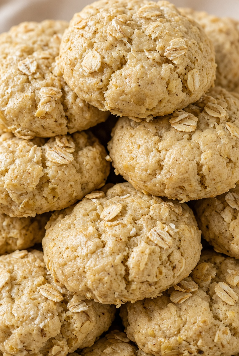 Soft Banana Oat Cookies