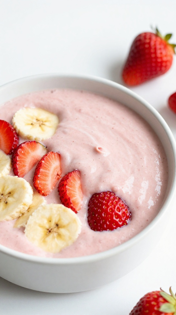 Strawberry Banana Smoothie Bowl