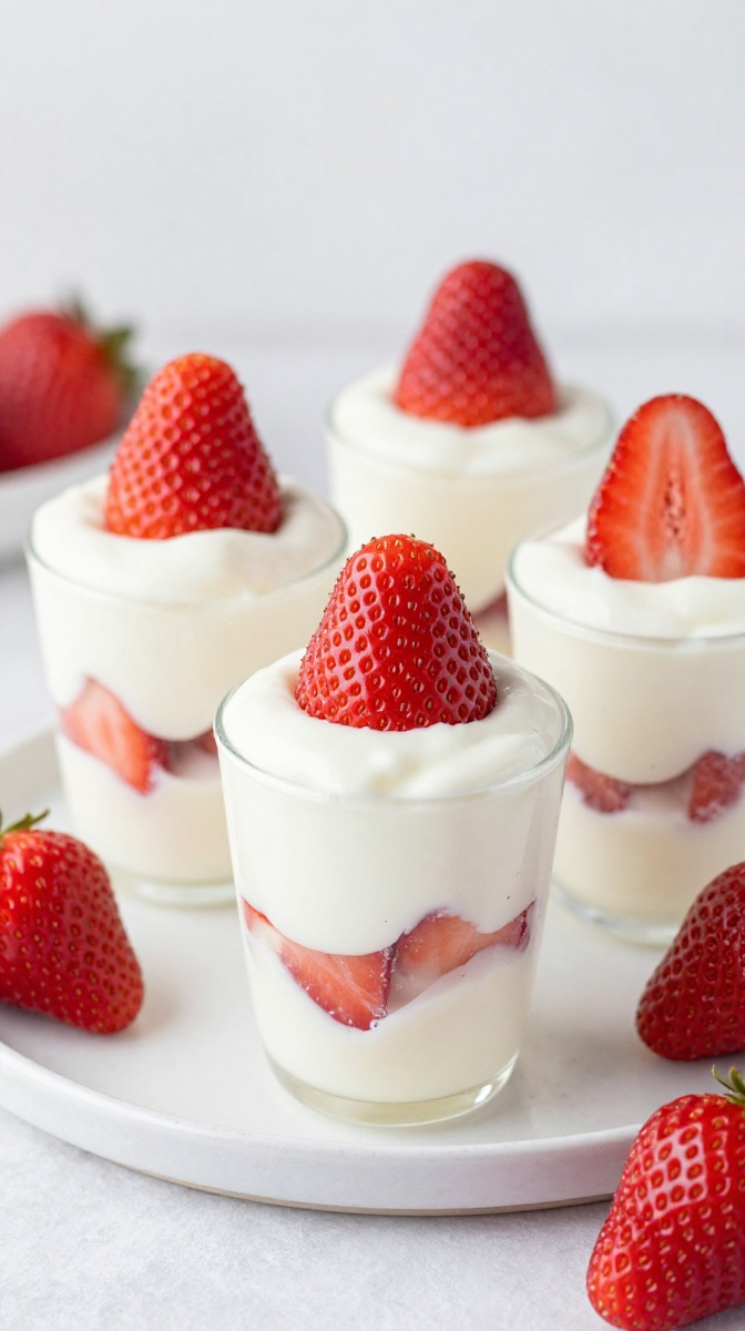 Strawberry & Yogurt Pops