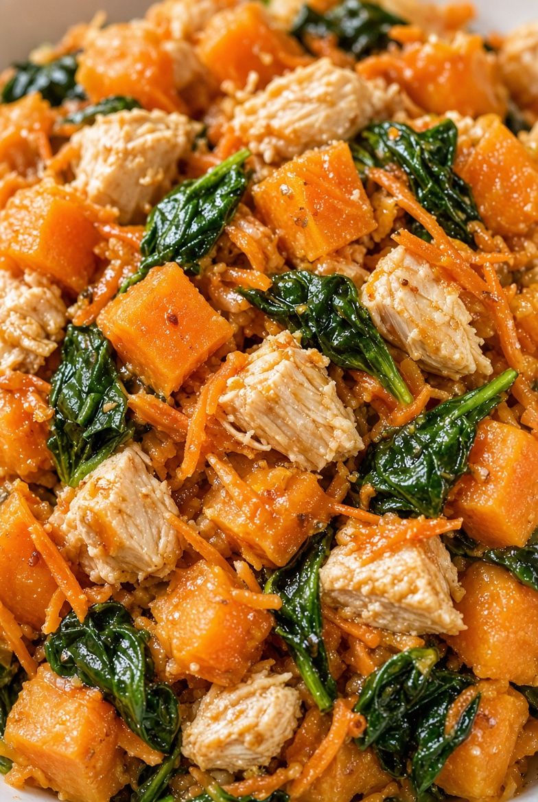 Sweet Potato & Chicken Digestion Bowl