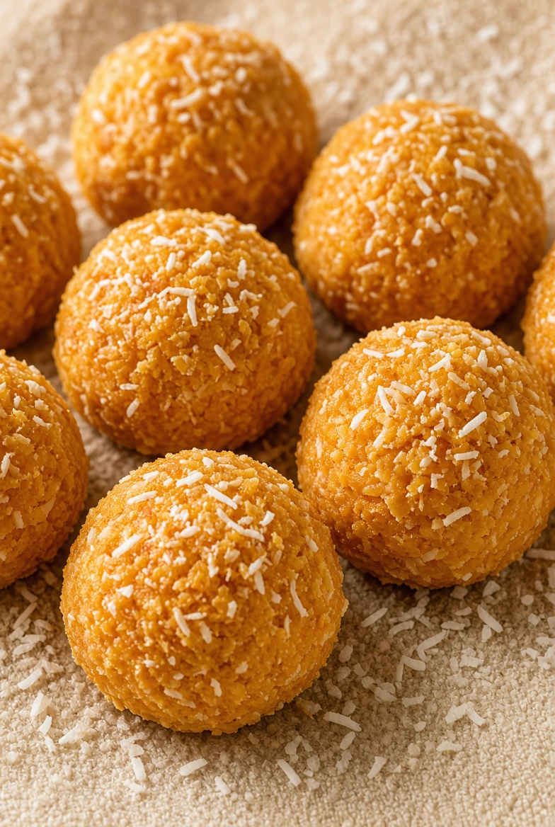 Sweet Potato Coconut No-Bake Bites