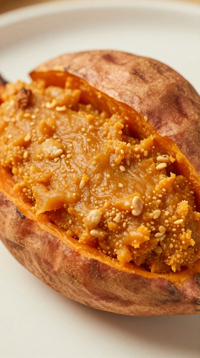Sweet Potato Peanut Butter Stuffing