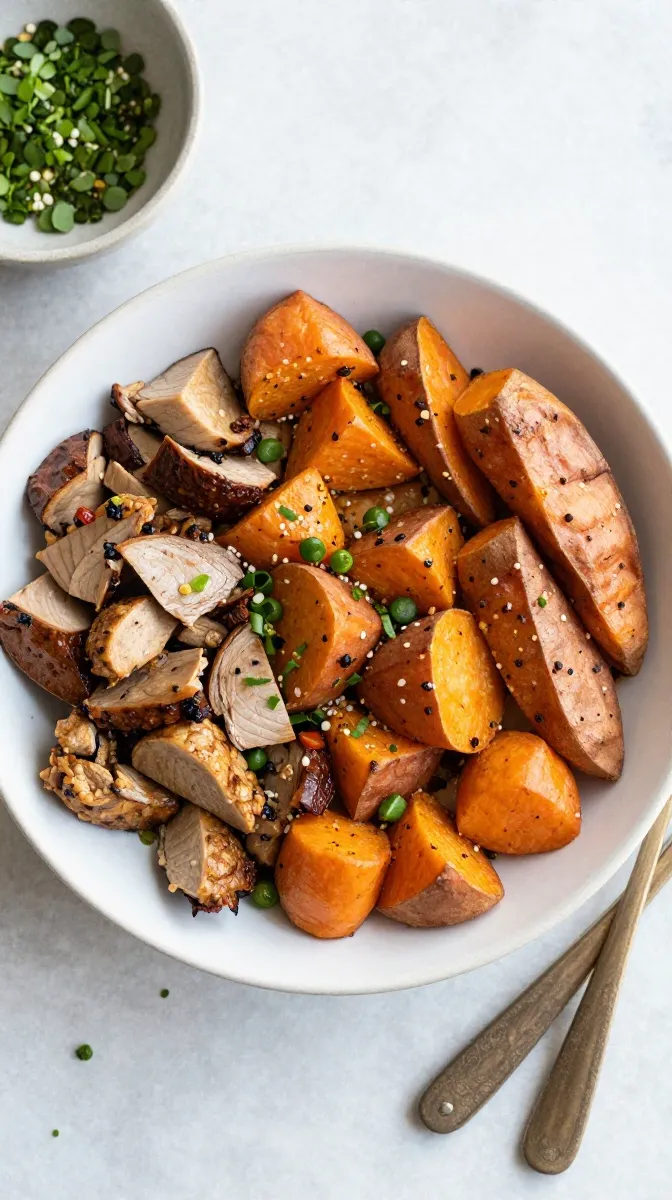 Sweet Potato Turkey Power Bowl