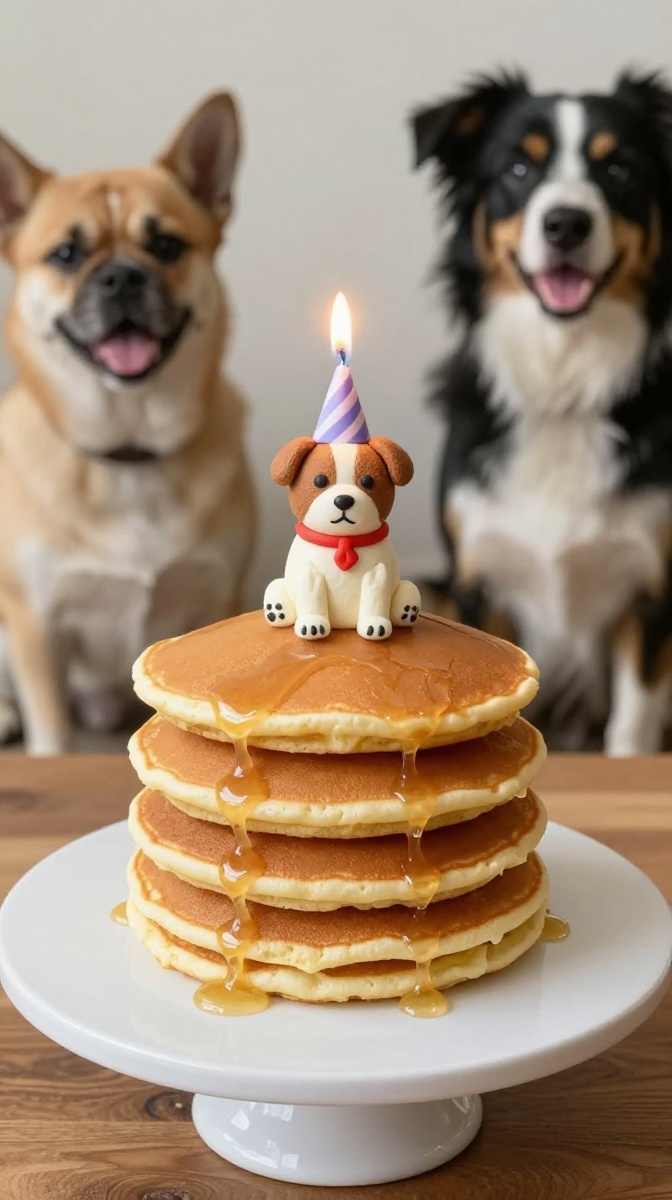 The Birthday Pancake Stack Celebration Cake