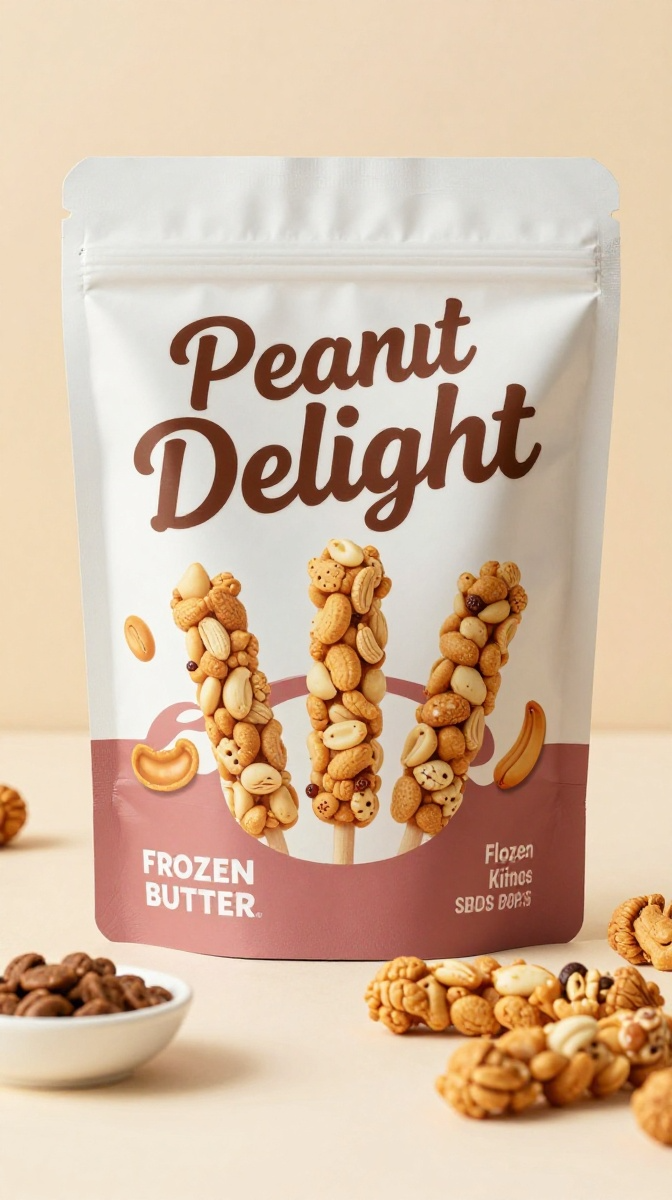 The Peanut Butter Delight Frozen Kibble Pops