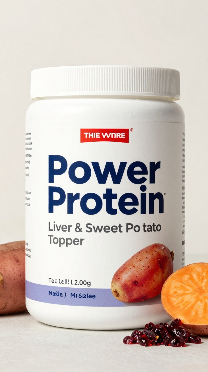 The Power Protein Liver & Sweet Po tato Topper