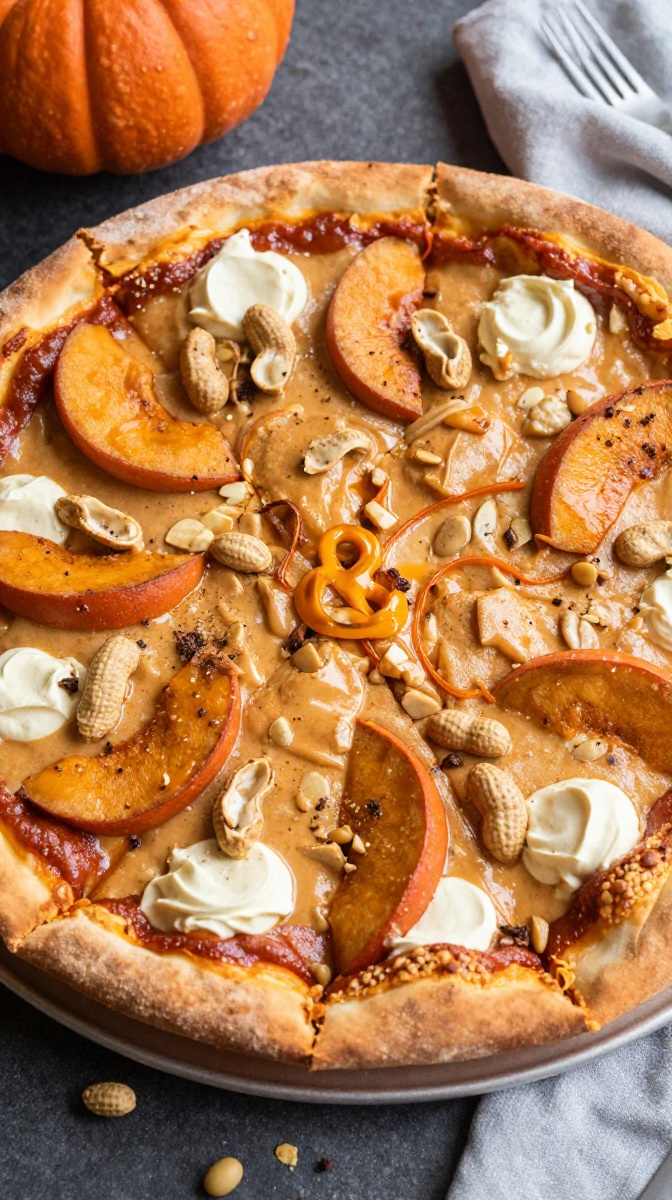 The Pumpkin & Peanut Butter Dessert Pizza