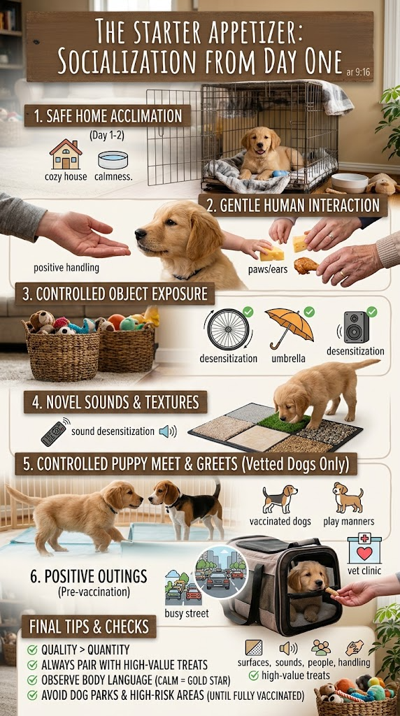 The Starter Appetizer Socialization from Day One