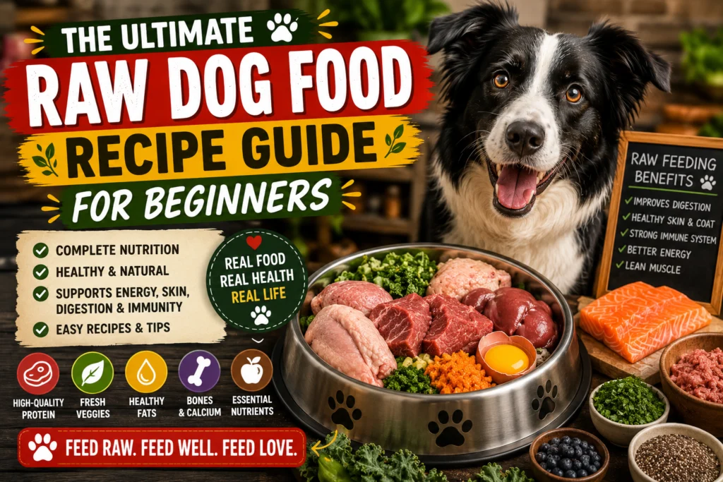 The Ultimate Raw Dog Food Recipe Guide for Beginners