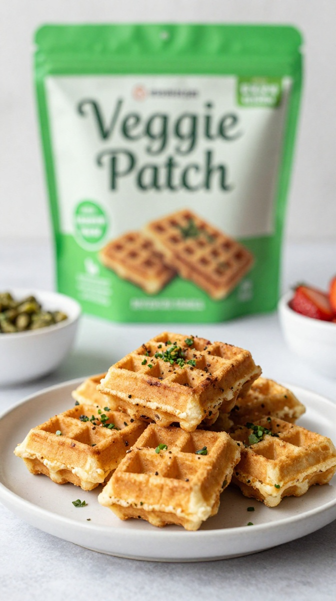 The Veggie Patch Savory Waffle Bites