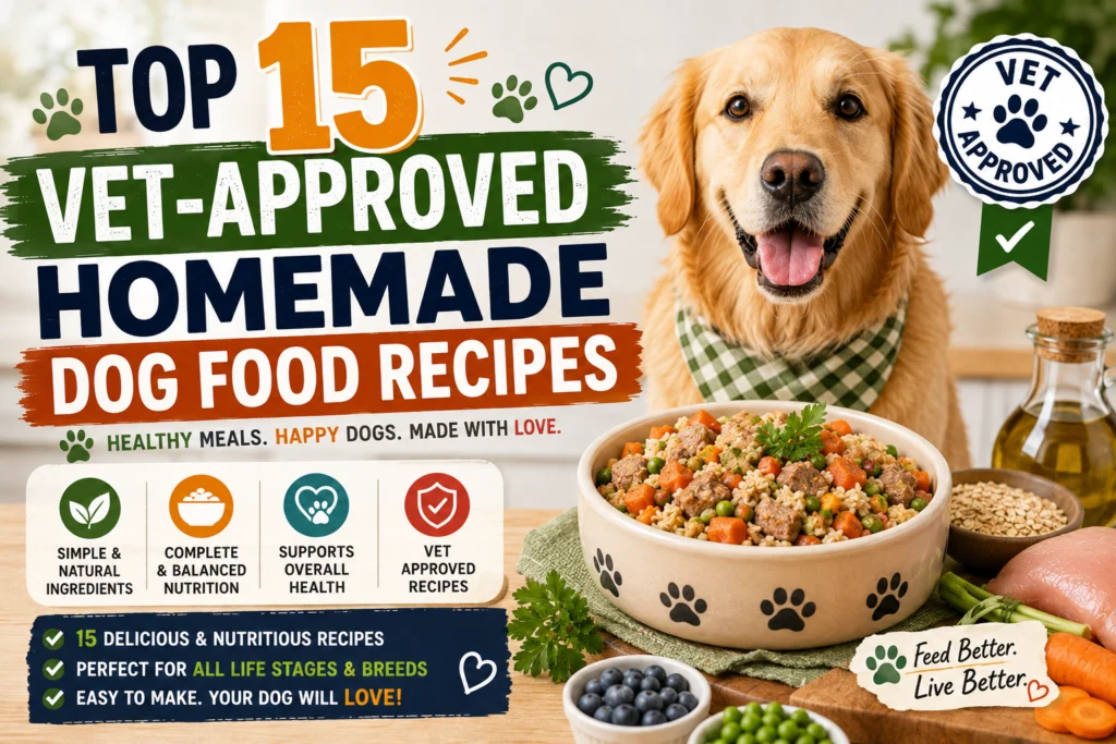 Top 15 Vet-Approved Homemade Dog Food Recipes