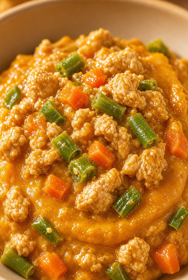 Turkey-Pumpkin Coconut Comfort Bowl