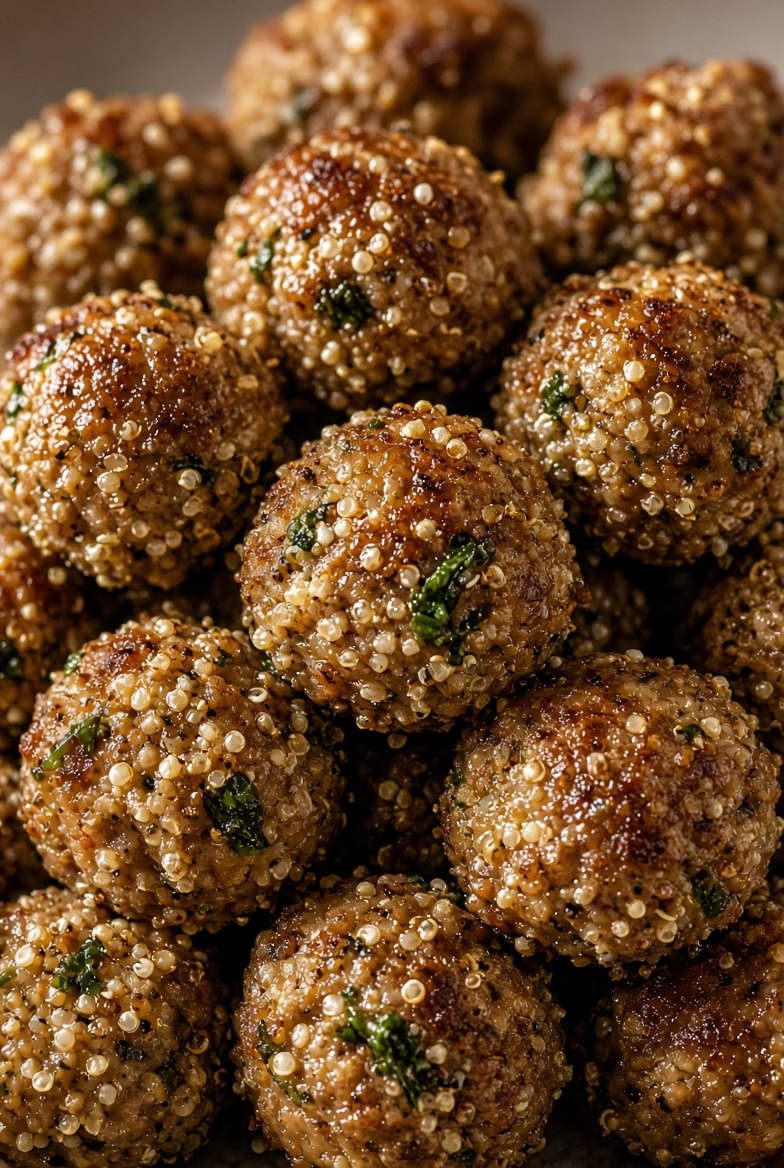 Turkey & Quinoa Mini Meatballs
