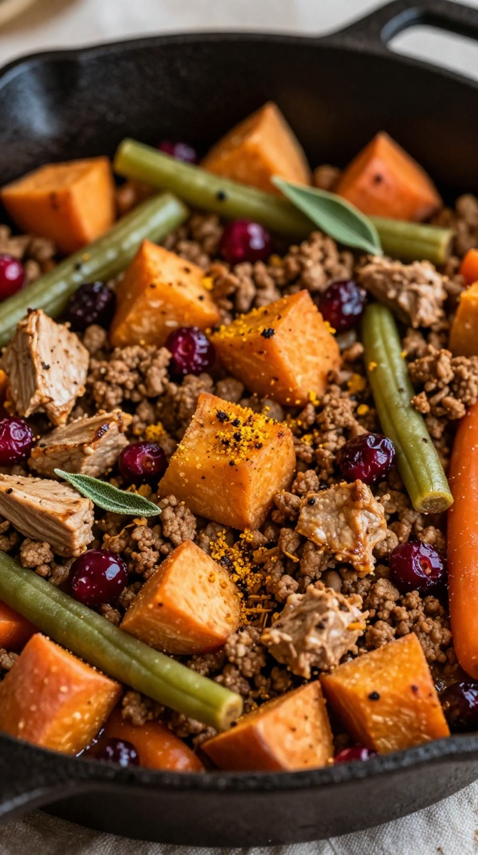 Turkey, Sweet Potato & Sage Skillet