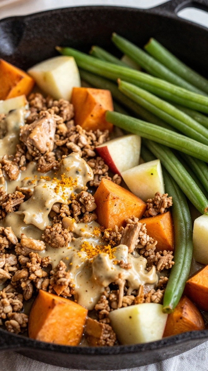 Turkey & Sweet Potato Skillet