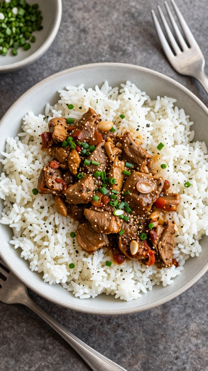 Turkey & White Rice Comfort Bowl
