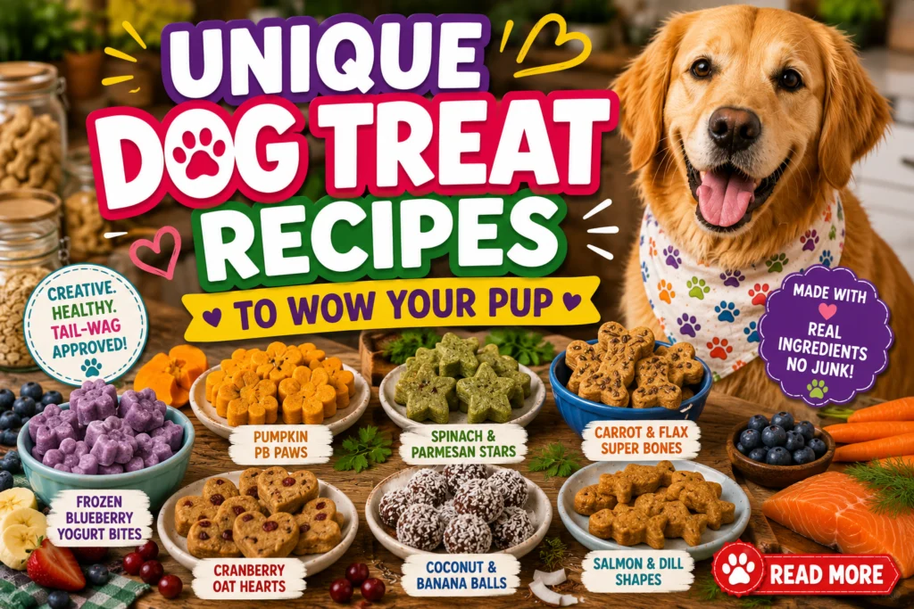 Unique Dog Treat Recipes to Wow Your Pup