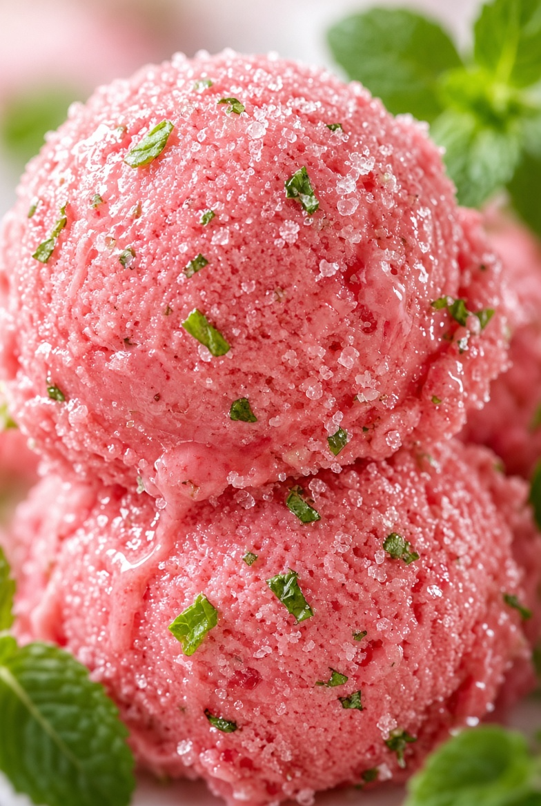 Watermelon Mint Dog Ice Cream