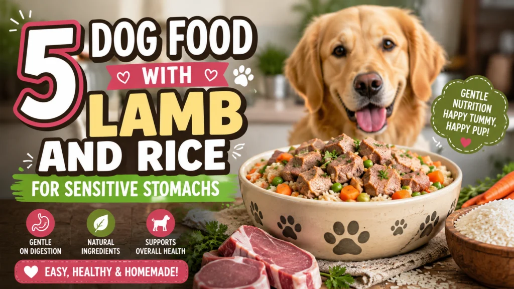 5 Dog Food with Lamb and Rice for Sensitive Stomachs