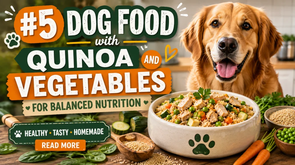 5 Dog Food with Quinoa and Vegetables for Balanced Nutrition