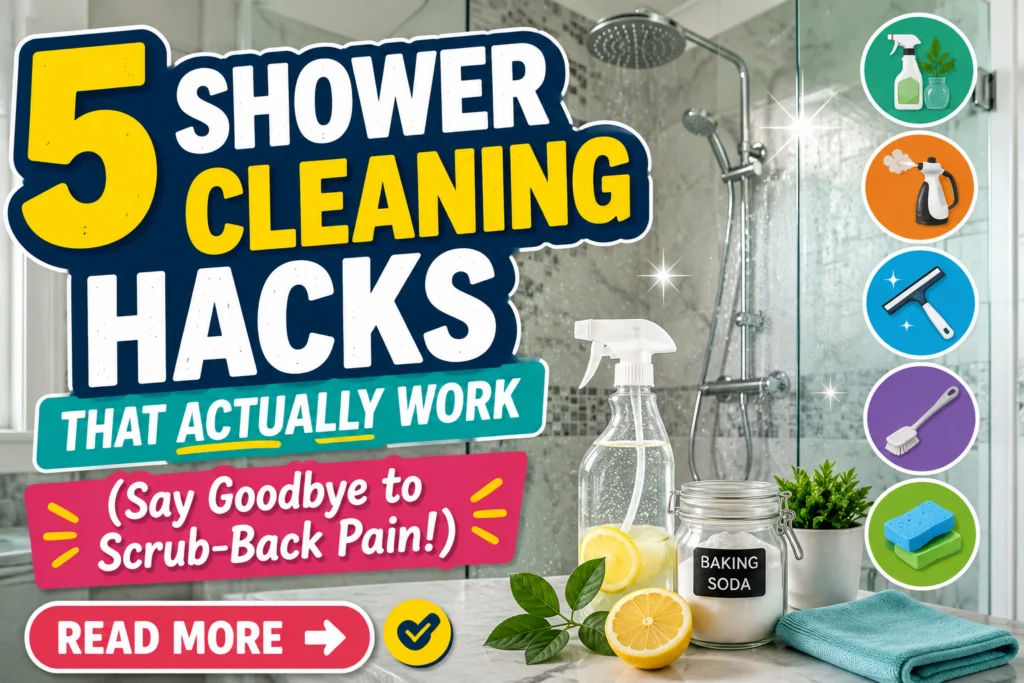 5 Shower Cleaning Hacks That Actually Work (Say Goodbye to Scrub-Back Pain!)