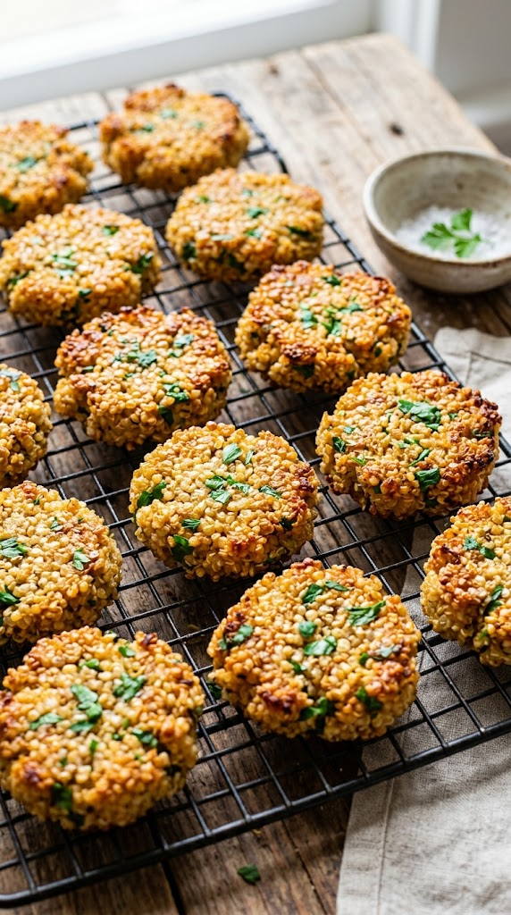 Air-Fryer Duck & Quinoa Cakes (Grain-Friendly Goodness)