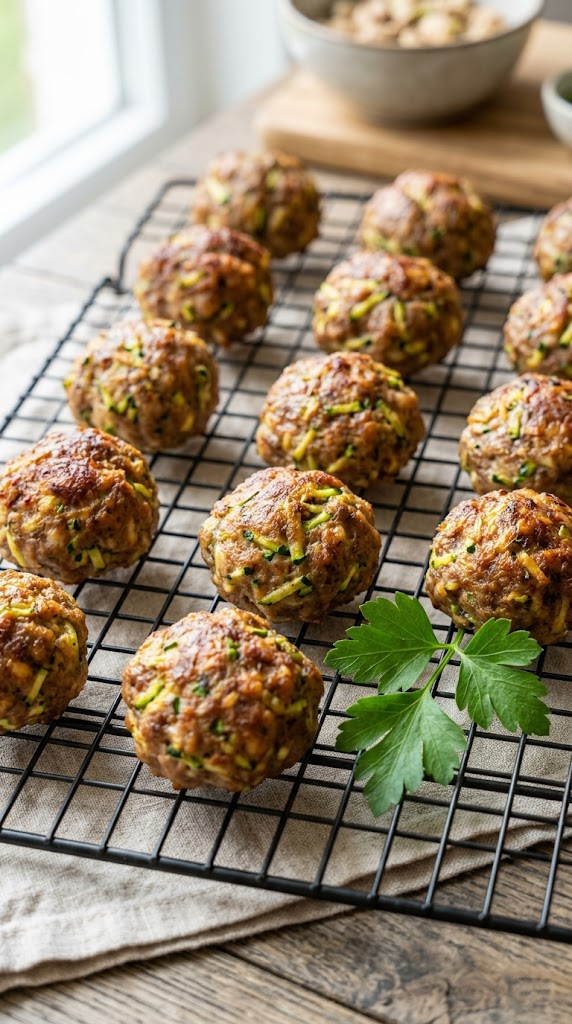 Air-Fryer Salmon & Pumpkin Meatballs