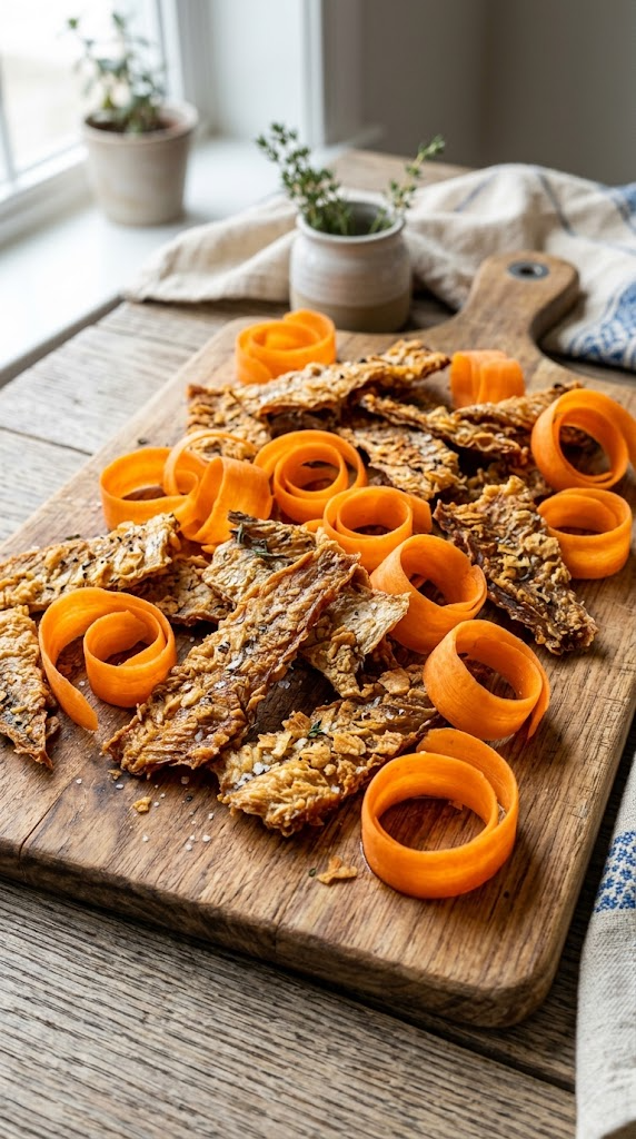Air-Fryer White Fish & Carrot Jerky (Crunchy Treats)