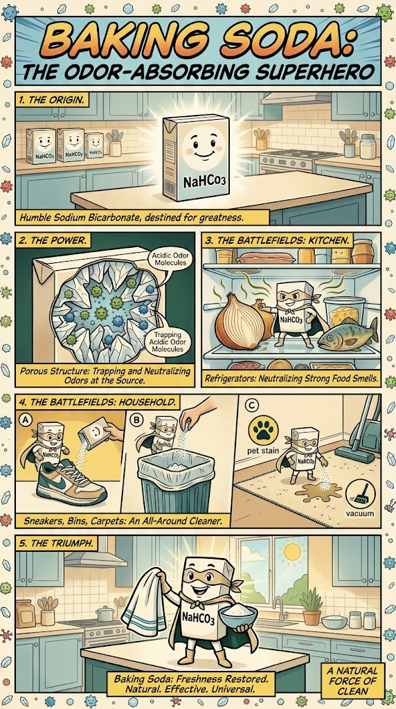 Baking Soda The Odor-Absorbing Superhero