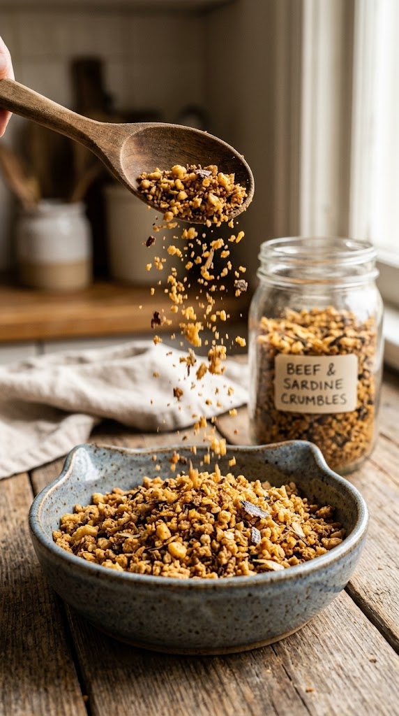 Beef & Sardine Freeze-Dried Crumbles