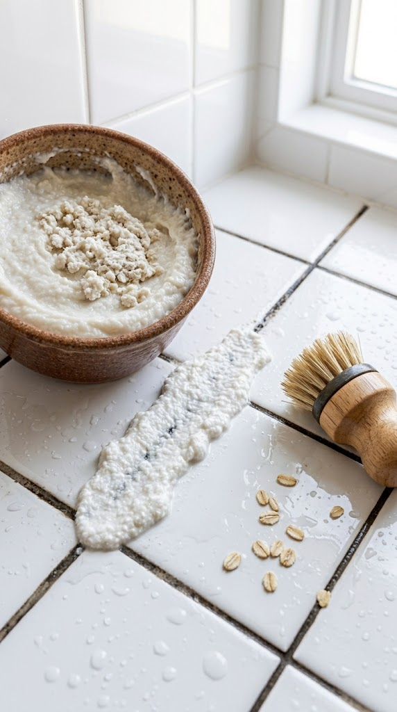 Bleach & Baking Soda Grout Whitener