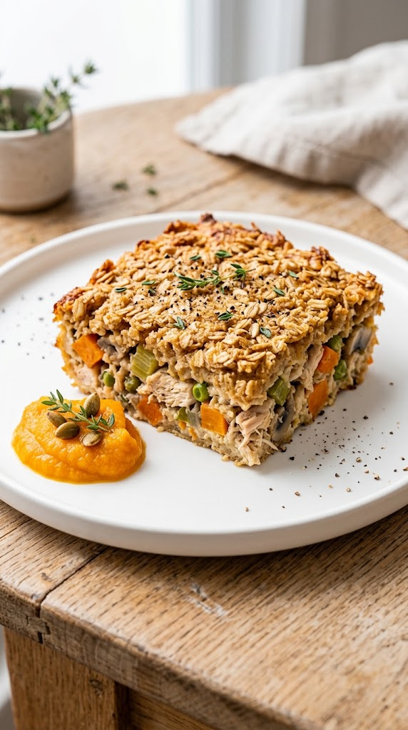 Chicken & Pumpkin Casserole (Baked Goodness)
