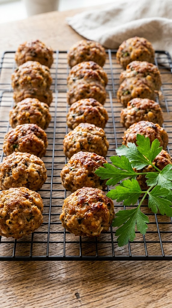Chicken & Pumpkin Meatballs (Fun & Bite-Sized)