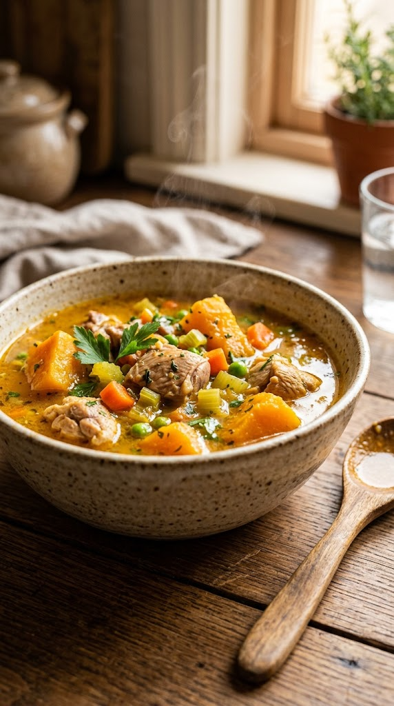 Chicken & Pumpkin Stew (Comfort in a Bowl)