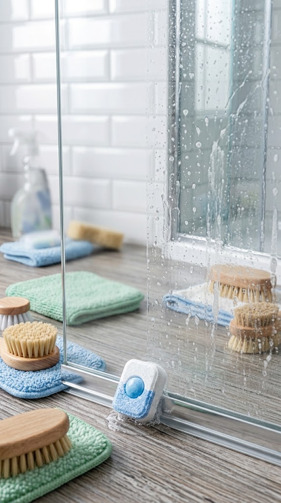 Easy Glass Shower Door Cleaner