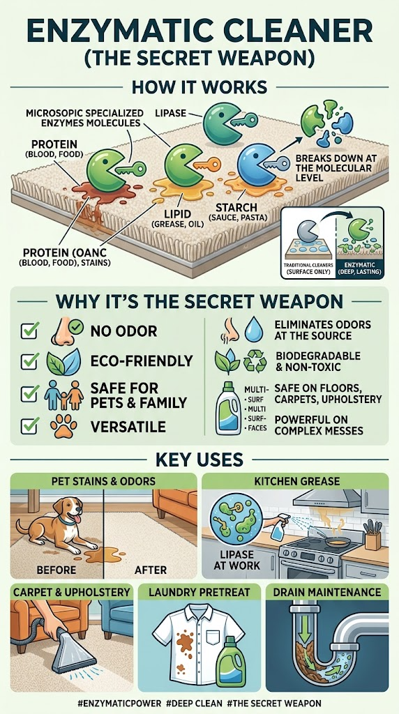 Enzymatic Cleaner (The Secret Weapon)