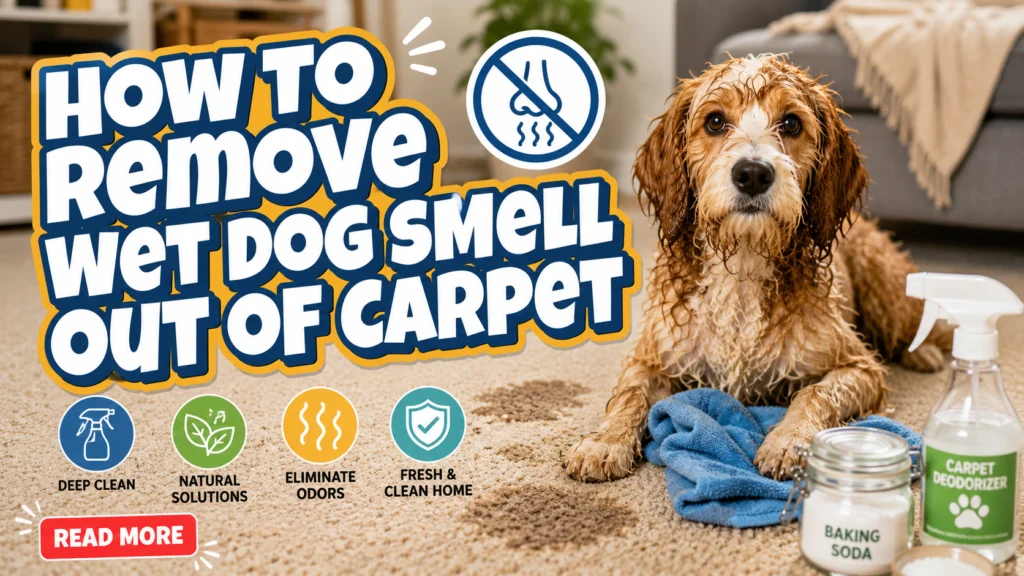 How to Remove Wet Dog Smell Out of Carpet