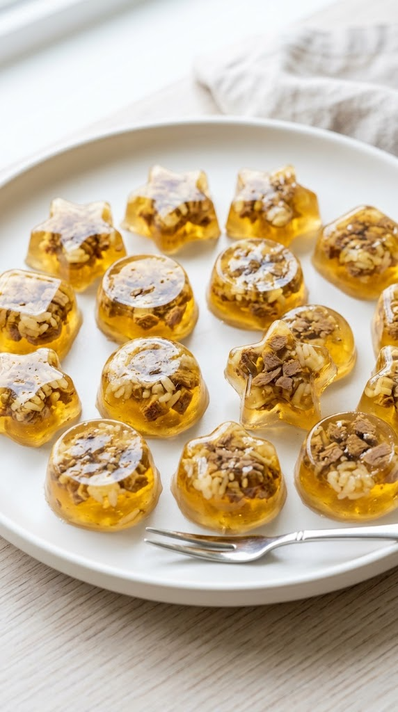 Lamb & Rice Jell-O Bites (Fun and Digestible)