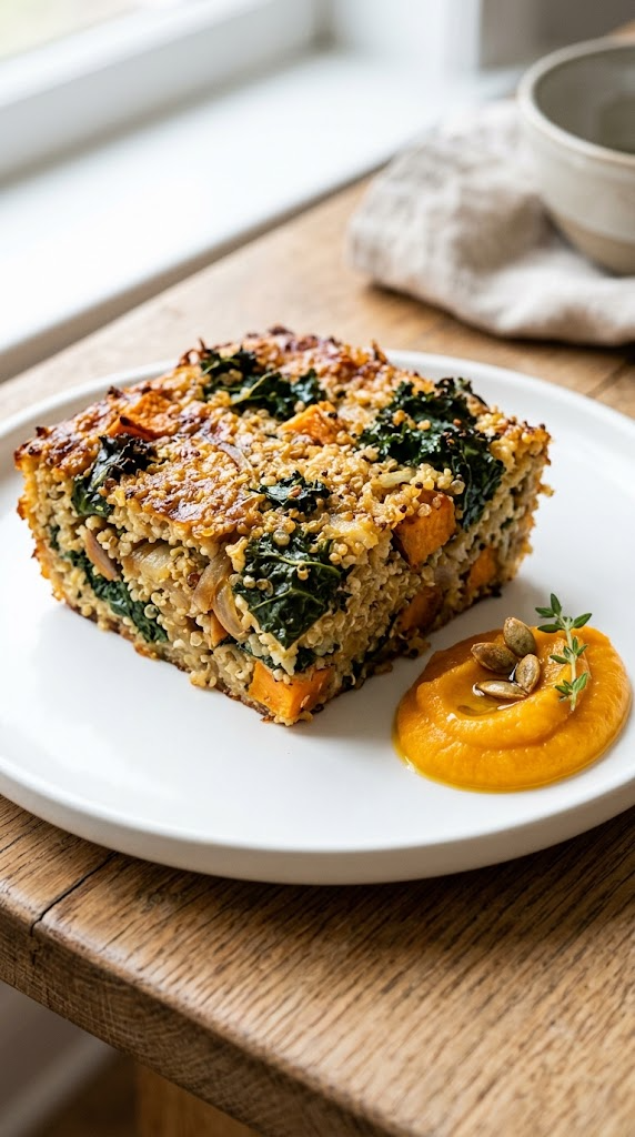 Lentil & Sweet Potato Casserole (Baked Goodness)