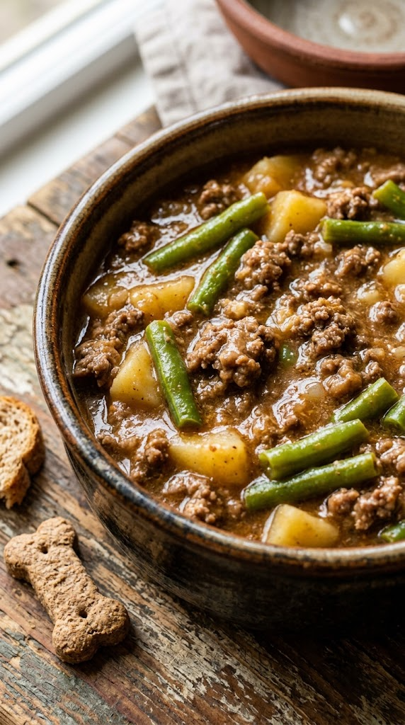 Quick Ground Beef & Green Bean Stir-Fry