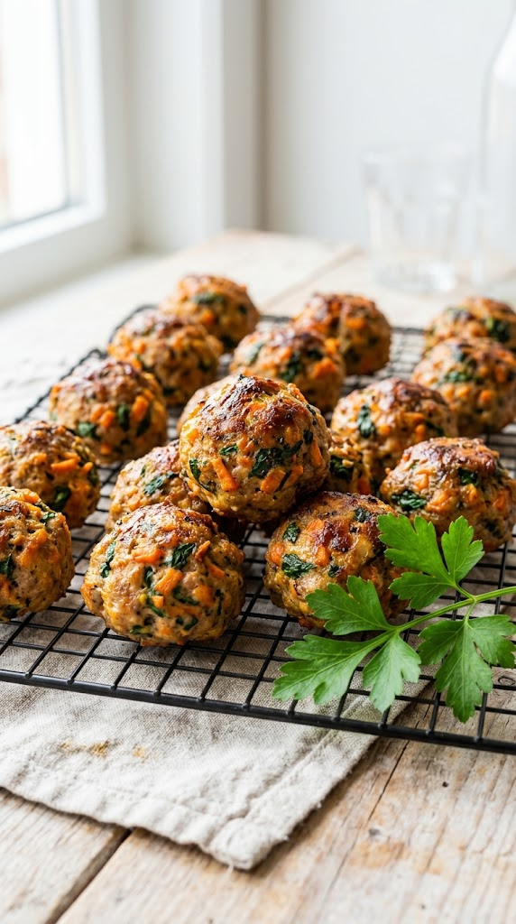 Sardine & Veggie Meatballs (Bite-Sized Goodness)